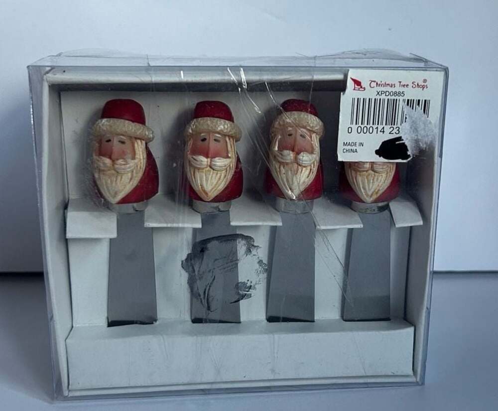 Santa Claus Chef Spreaders Set 4